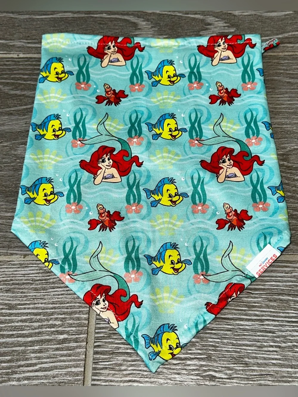 PetSmart Services Disney Princess The Little Mermaid Pet Bandana M/L 27” Ariel